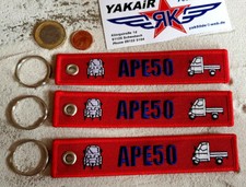 3 x APE 50 Piaggio Keycain