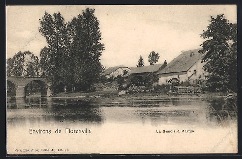 Cpa martué semois - martué,,