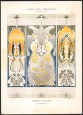 1900 Lithographie Art nouveau