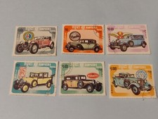 6 Automobile Stamps - 1984 - R.P. Kampuchea - Used 