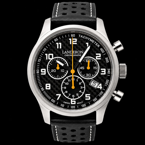 Landeron chronographe acier - landeron,