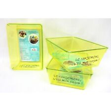 LOT DE 3 BACS DE RANGEMENT