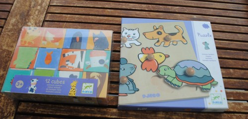 Puzzle bois cube - puzzle,