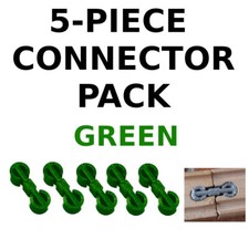 Vert Mâle Piste Connecteurs (5-Pack) pour Brio Bigjigs Ikea Bois Jouet Train
