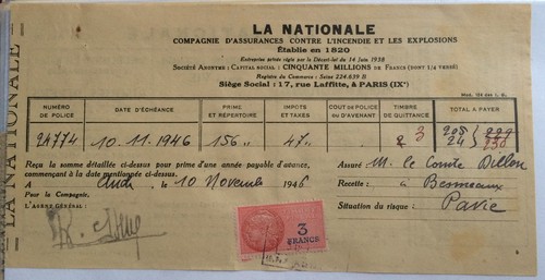 Lot documents avec timbre - lot,