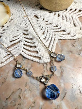 Collier pendentifs perles