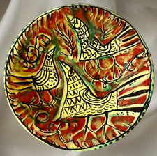 Assiette aux oiseaux par YVAIN