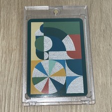 Hermes Cheval Natte Designer Poker Playing Card - 2 Of Spades With Magnetic Case