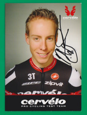 CYCLISME carte cycliste MARCEL WYSS équipe CERVELO Signée
