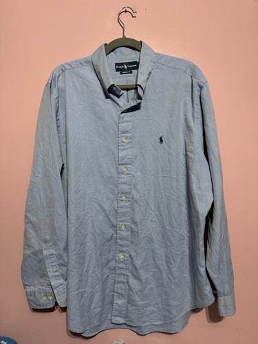 Chemise ralph lauren bleu - chemise,