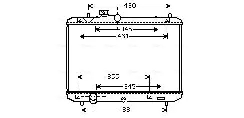 Radiateur eau ailettes - radiateur,
