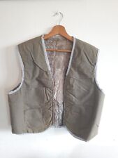 Ancienne veste sans manche avec Doublure - pour Chasse ou Pêche ? 