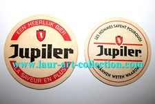 JUPILER - 2 OLD SOUS BOCK, COASTER BEER ALCOHOL BAR - BEER BEER COASTER