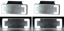 4x 12-24V LED Blanc Face Avant