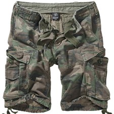 Brandit Vintage Classic Militaire Hommes Cargaison Combat Short Camping Woodland