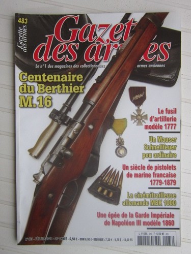 Gazette des armes 483 - armes, n°