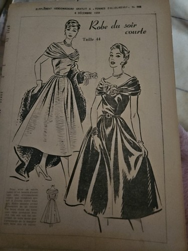 Ancien patron couture - patron,