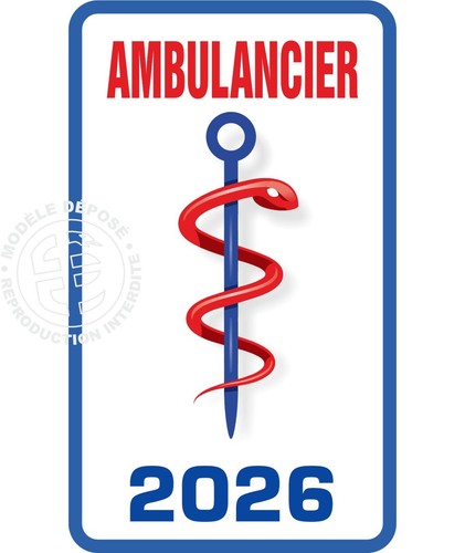 Caducée ambulancier 2026 - caducée,