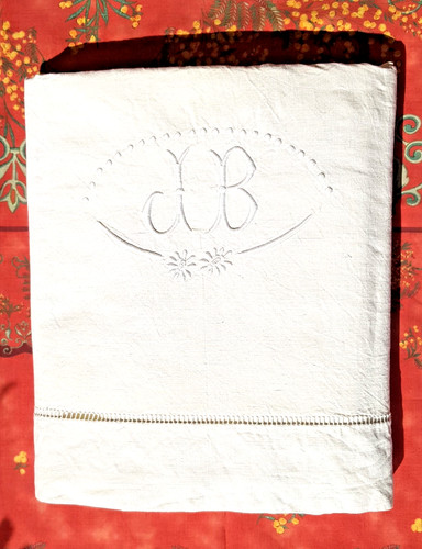 Ancien drap métis - drap, en
