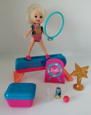 Vintage Barbie Gym Doll & Playset with Beam Gym Bag Trophy 
