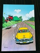 CARTE POSTALE 15X10 FRANQUIN SPIROU LES TRESORS DU JOURNAL DE SPIROU 1985 TBE