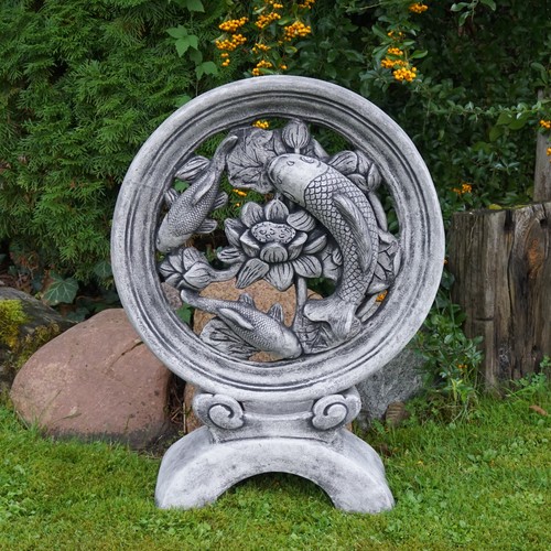 Sculpture koi poisson japon - poisson,