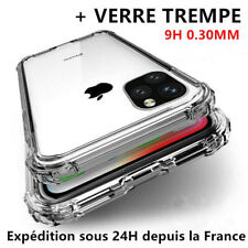 AntiChoc Coque iphone + Verre Trempé iPhone 17 16 15 14 13 12 11 Pro MAX/X/XR/8