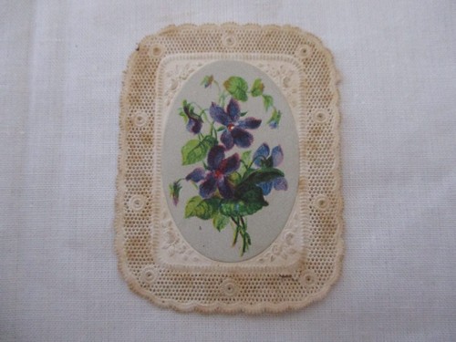 Ancienne image pieuse - ancienne,
