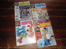A VOIR ! LOT 4 ANCIENNES BD " SPIROU " 1973/75