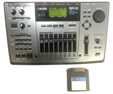 Boss BR-8 Digital Recording Studio MTR Multi Track Recorder Used With Zip Disk.