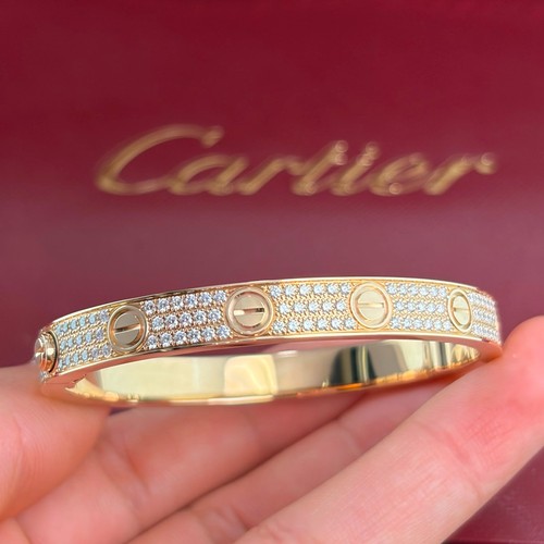 Cartier love bracelet - bracelet, pave