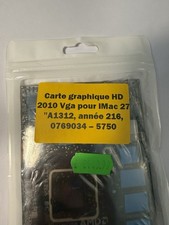  Carte graphique AMD Radeon HD 5750 – iMac 27” A1312 (2010)