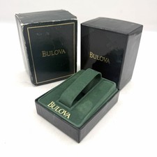 Boîte Vintage Bulova Verte