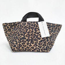 Herve Chapelier New 901F Nylon Boat Tote Bag Small Panther Beige black 5-093...