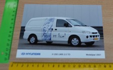 Hyundai H 200 Van 2001 Press Factory Photo Original Presse