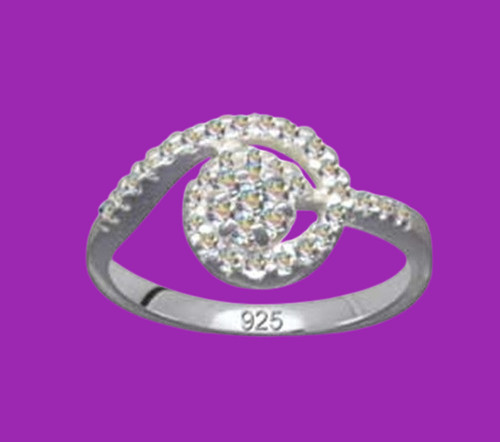 Bague véritable argent - bague, i
