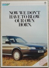 AUSTIN ROVER/MG MONTEGO Car Press Comments Sales Leaflet c1985 #3713