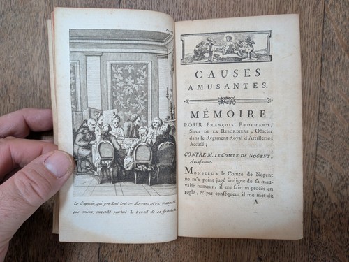 Livre ancien causes amusantes - livre, ancien-causes
