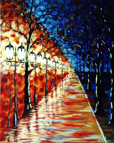 Tableau original paysage