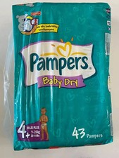 Vintage Diapers Nappies Couche Windeln Pampers Baby Dry 2003 SEALED