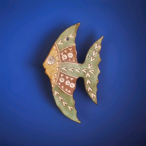 Poisson céramique émaillée - poisson,