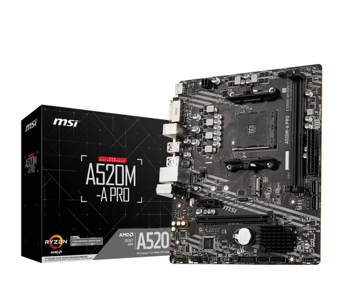 Msi a520m pro motherboard - msi,