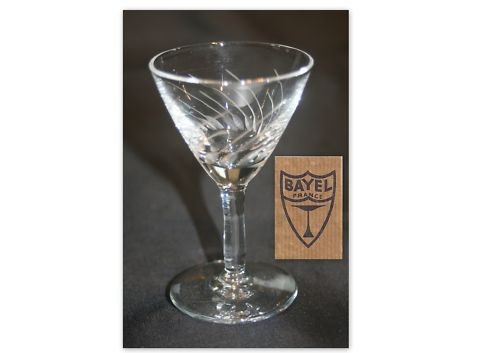 Bayel verre liqueur ancien - bayel, :verre