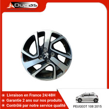 🇫🇷 JANTE ALUMINIUM PEUGEOT 108 ➤B0009089XY ♻️
