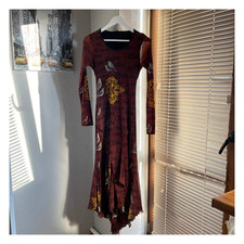 Save The Queen Long Sleeve Printed Y2K Mesh Maxi Dress Jean Paul Gaultier Style