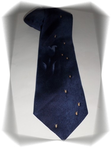 Cravate fantaisie bleu - fantaisie,