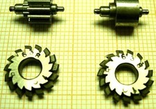 Set 2 fraise module horloger tour cutting watchmakers Mikron cutter pinion 10 d