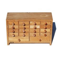 Manufrance small craft cabinet / vintage watchmaker's layette / 18 drawers
