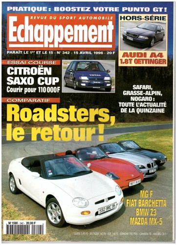 Echappement 342 safari - 342, 04/96,
