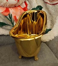 mini baignoire dorée + fleur de douche + boule effervescente :: rangement